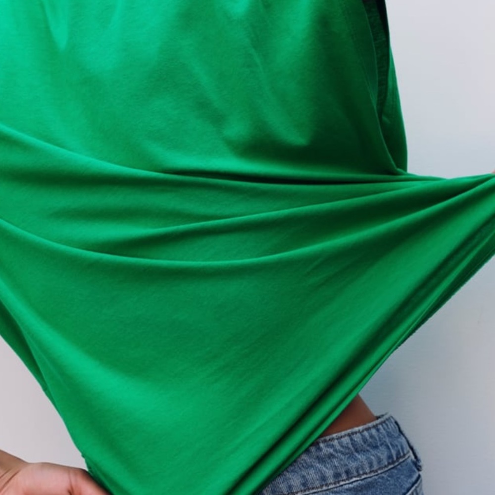 ZARA RUCHED COTTON TOP - Picture 3 of 9